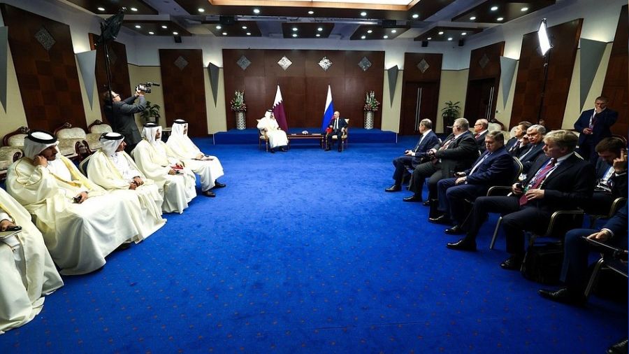 Putin: 'Katar yatırımlarından dolayı memnuniyet duyuyoruz'