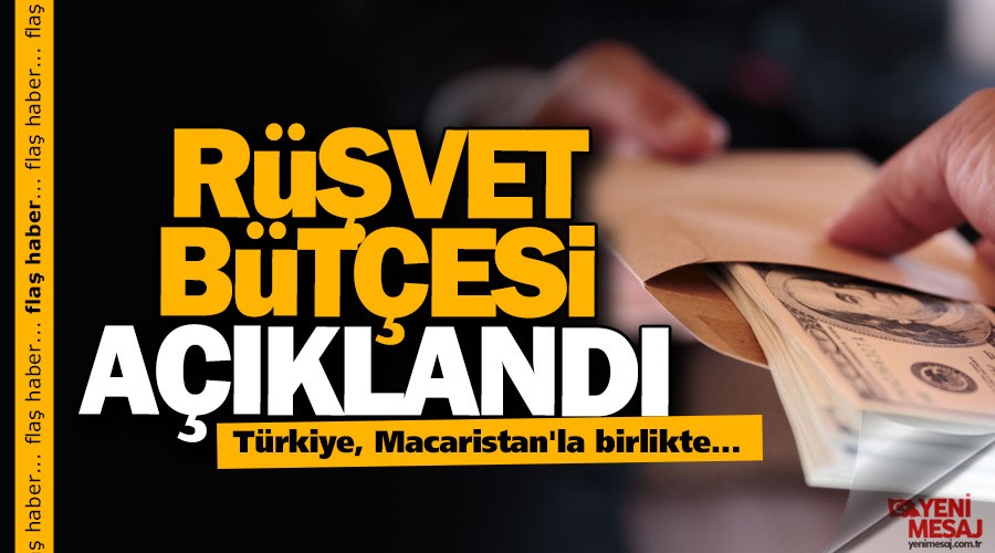 Rüşvet bütçesi 1 trilyon dolar
