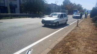 Salihli'de otomobilin arpt kadn hayatn kaybetti
