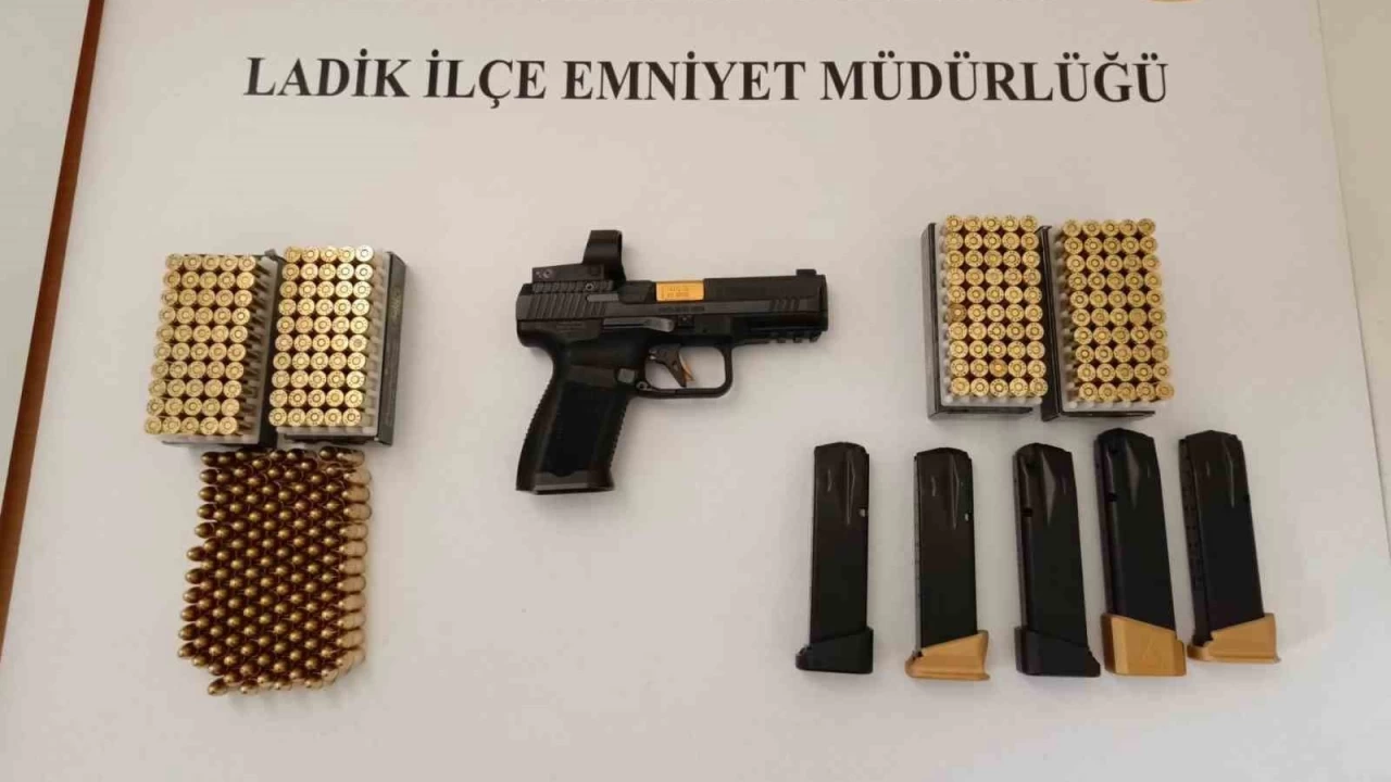 Samsun'da silahla ate eden ahs yakaland