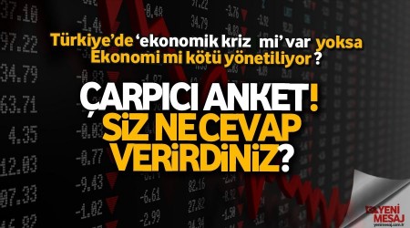 Seçmene göre ekonomi kötü yönetiliyor