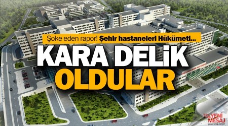 Şehir hastaneleri kara delik oldu