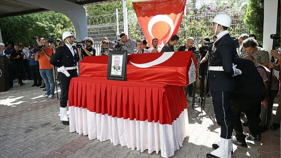 Şehit polise veda