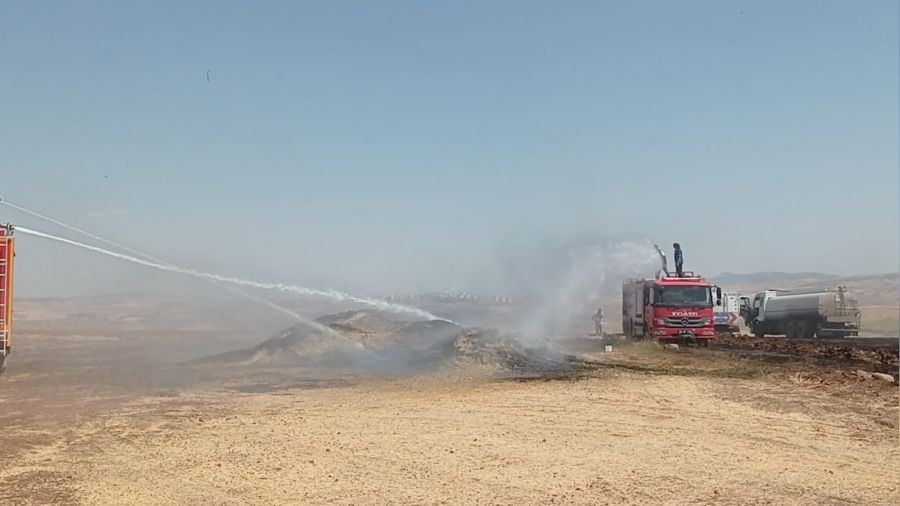Siirt'te 100 ton buday yangnda kl oldu