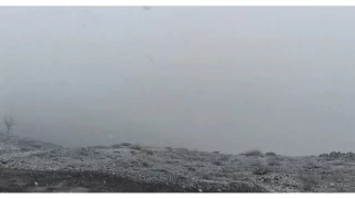 Sivas'ta Nisan ayında kar sürprizi