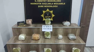 Siverek'te 32 kilo esrar ele geçirildi