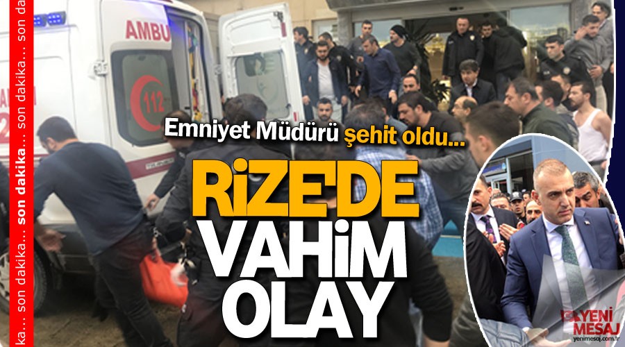 Son dakika... Rize'de vahim olay