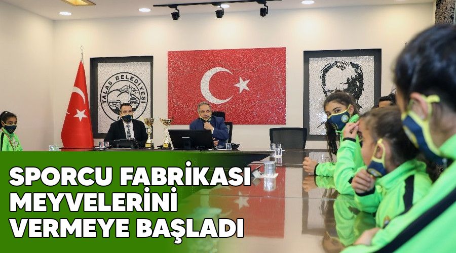 Sporcu Fabrikas� meyvelerini vermeye ba�lad�