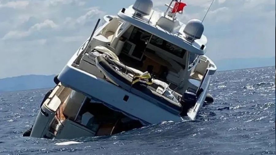 Su alan milyonluk yattaki 10 ki�i kurtar�ld�