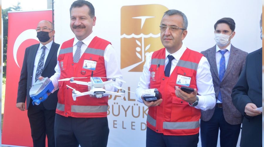 Su faturalar� drone ile kesildi