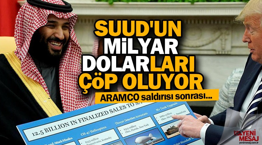 Suud'un milyar dolarları çöp oluyor