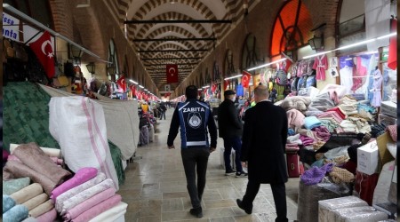 Tarihi çarşılarda Covid-19 denetimi