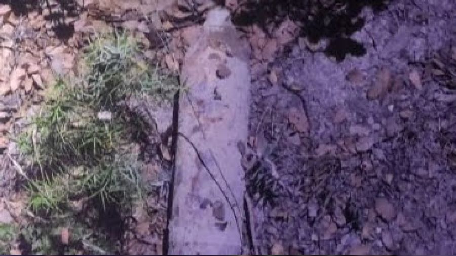 Tarlasında Kurtuluş Savaşı'ndan kalma top mermisi buldu