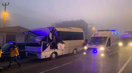 Tekirdağ'da faciadan dönüldü: 12 işçi yaralı