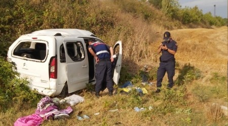 Tekirdağ'da feci kaza: 4 yaralı