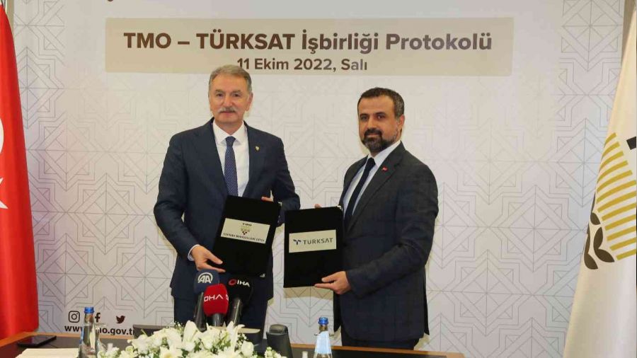 TMO ile Türksat arasında tarımda verimliliği arttıracak işbirliği protokolü