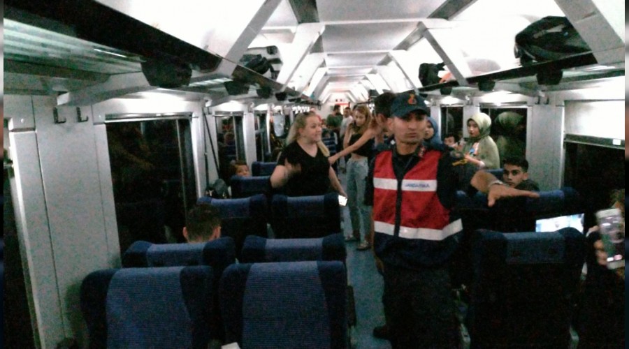 Trene 2 saat r�tar yapt�rd�