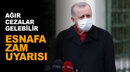 Tccara ve esnafa zam uyars