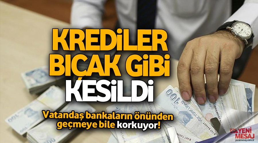 T�ketici kredileri b��ak gibi kesildi
