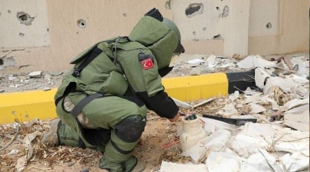 Mayın ekibimiz Libya’ya gönderildi