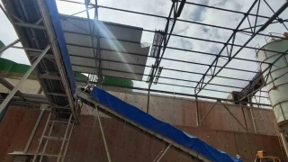 Tuz fabrikas�nda �l�ml� kaza