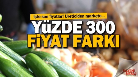 Üreticiden markete fiyatlar katlandı