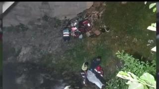 Uzungöl'de Suudi turist motosiklet ile dereye uçtu: 1 ölü
