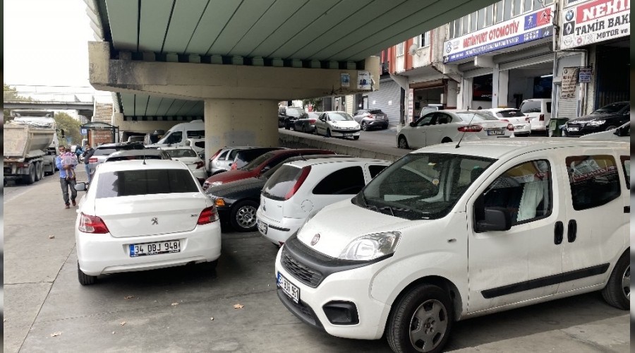 Viyadük altları otoparka döndü