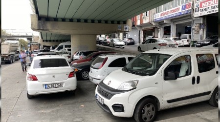 Viyadük altları otoparka döndü