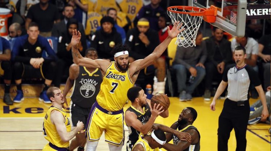 Warriors'dan Lakers'a 18 say� fark