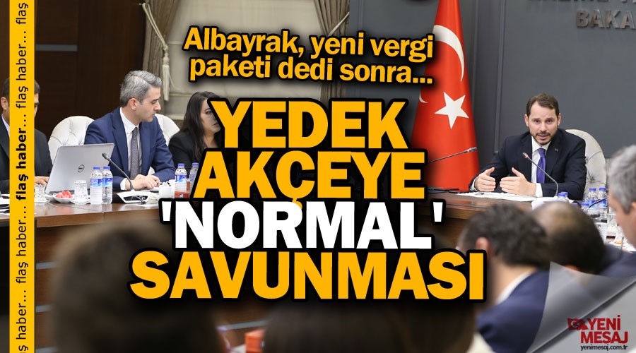 Yedek akeye 'normal' savunmas
