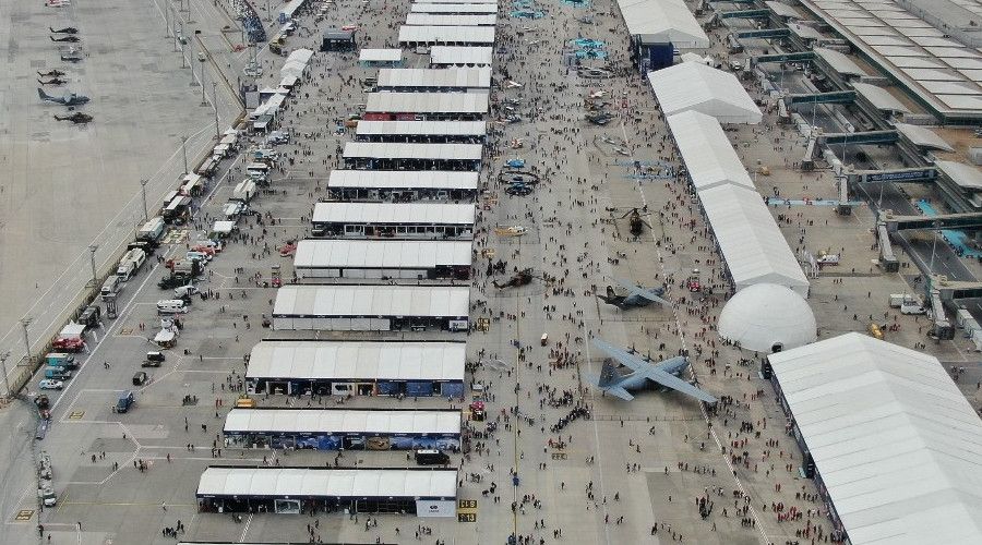 Yerli ve milli ara�lar havadan g�r�nt�lendi