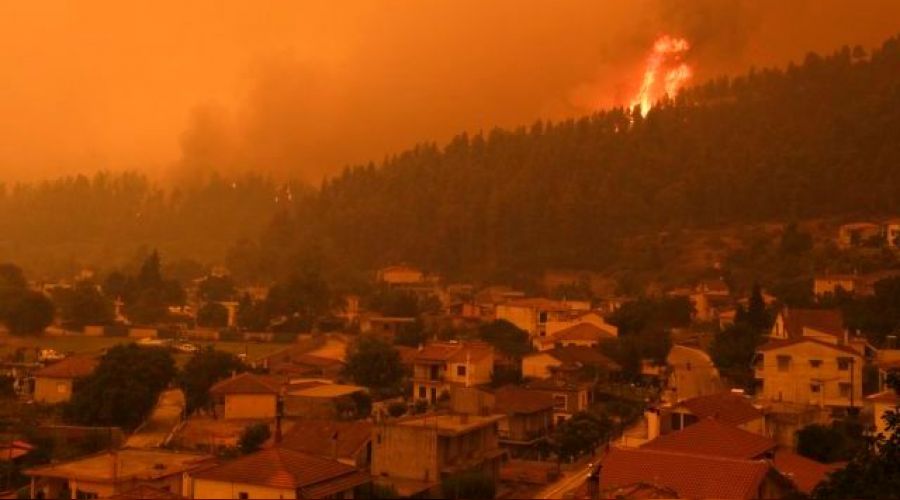 Yunanistan yangnlarla mcadelede zorlanyor