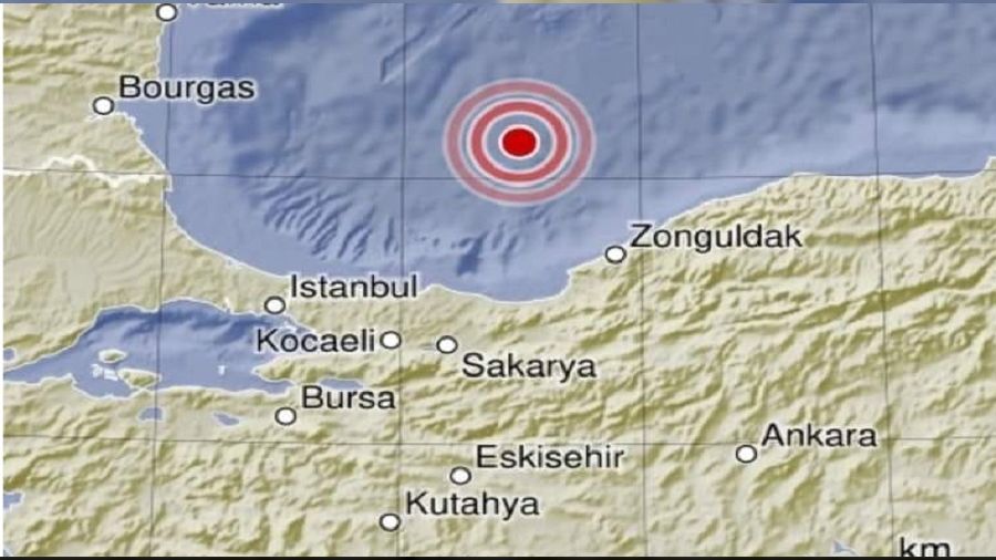 Zonguldak Ere�li a��klar�nda 4,4 b�y�kl���nde deprem