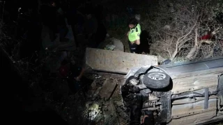 15 metrelik uçurumdan uçtular, hayatlarını ağaç kurtardı