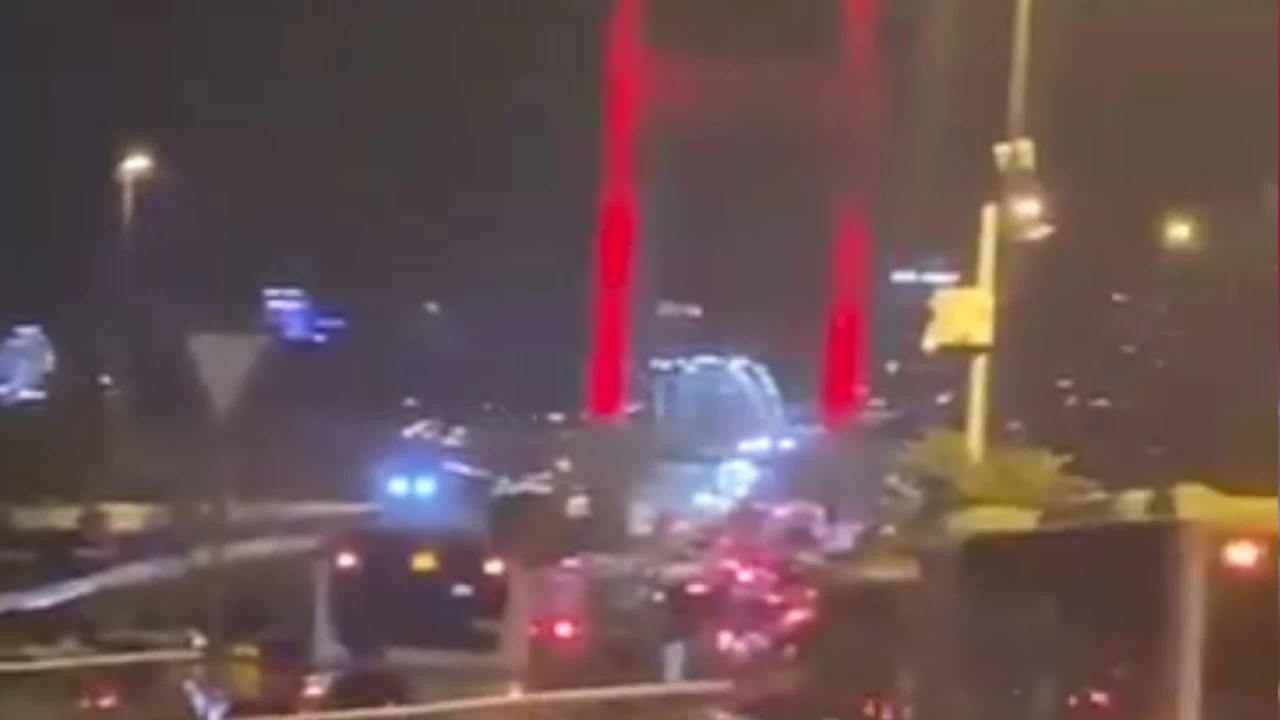 15 Temmuz �ehitler K�pr�s� bilinmeyen bir nedenle �ift y�nl� olarak trafi�e kapat�ld�