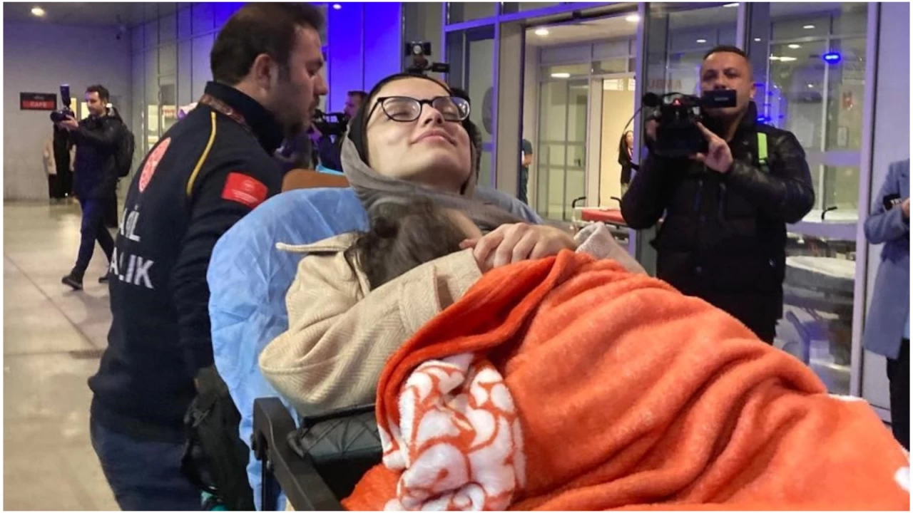 7 aylık Asraf bebek ve 22 Gazzeli hasta Etlik Şehir Hastanesine sevk edildi