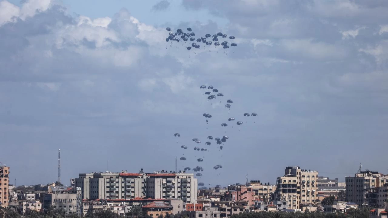 ABD, 2.2 milyon insann yaad Gazze'ye havadan 25 bin nlk yardm brakt