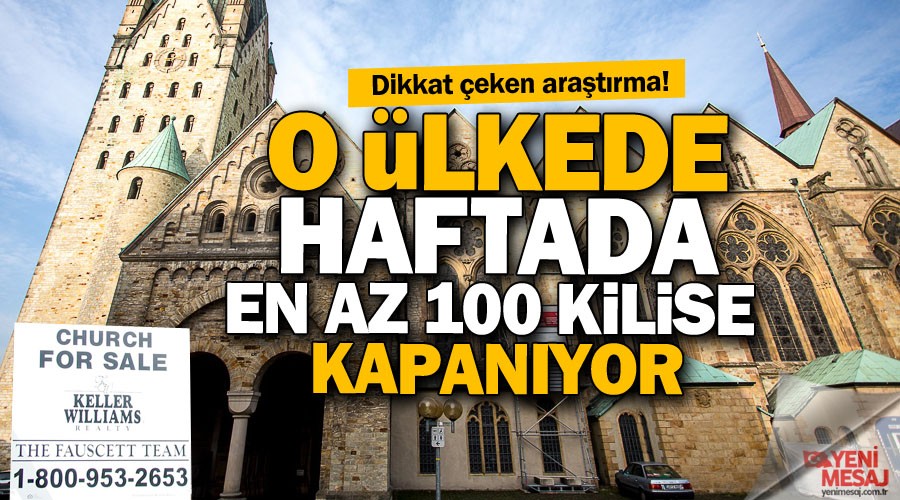 ABD'de haftada en az 100 kilise kapanıyor