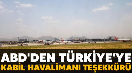 ABD'den Trkiye'ye Kabil havaliman teekkr