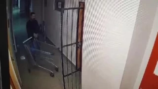 Adliyedeki skandal soygununun görüntüleri ortaya çıktı