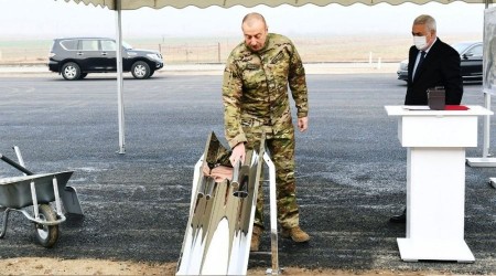 Aliyev, Horadiz-Ağbend demiryolunun temelini attı