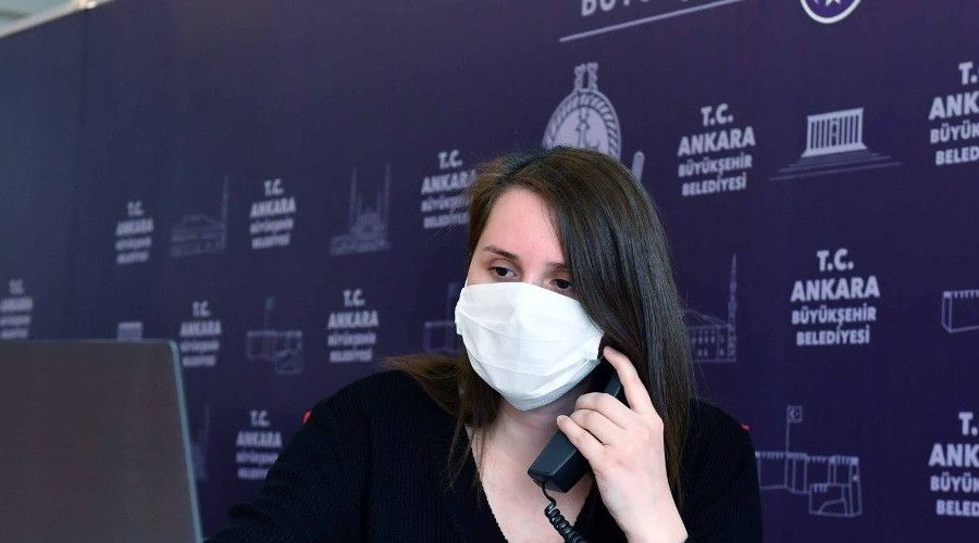 Ankara B�y�k�ehir psikolojik destek hatt� 'tam kapanmada' da hizmet veriyor