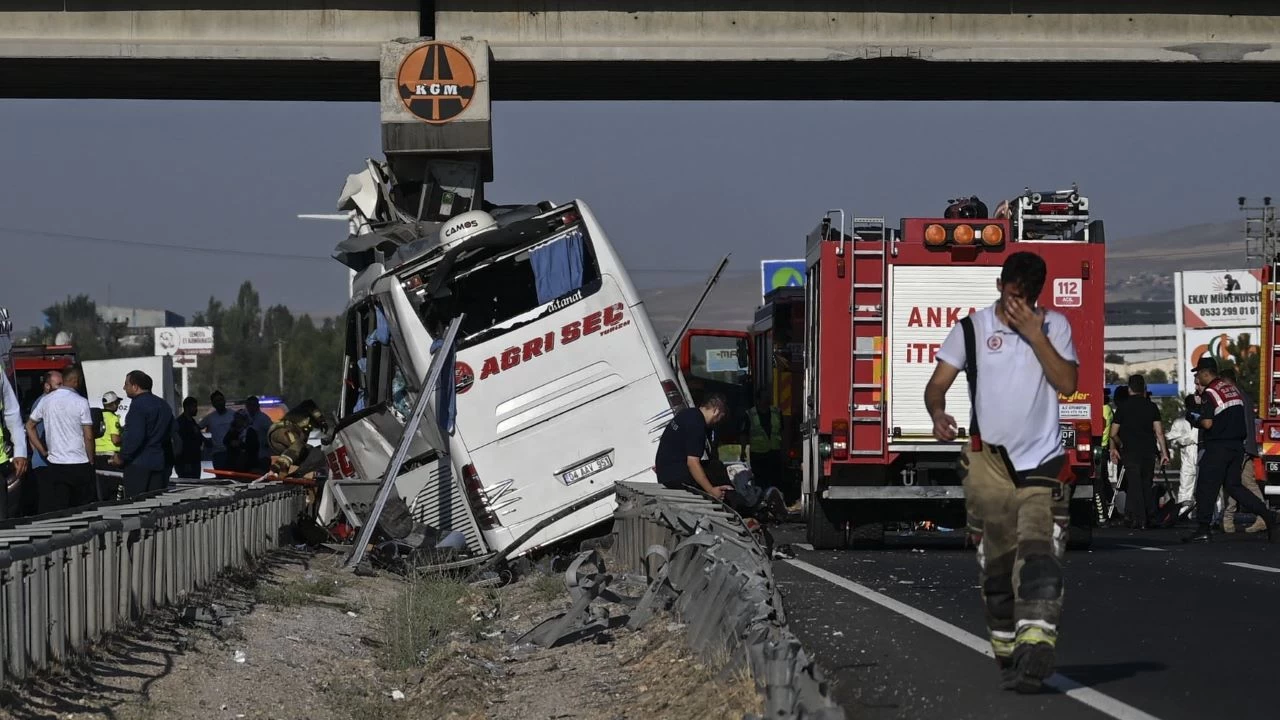 Ankara Polatlı'da korkunç kaza