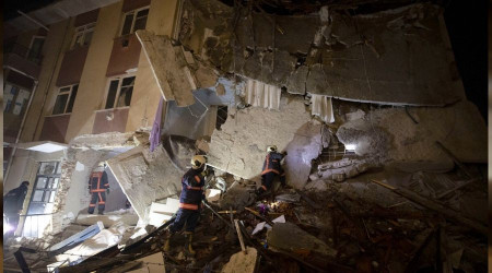 Ankara'da 3 katl binada patlama