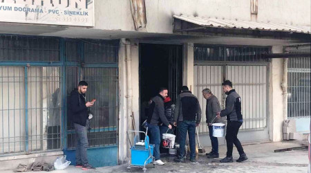 Ankara'da sanayi sitesindeki yangın korkuttu