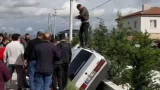 Arabann zerine kt, hem yarallar izledi hem salk ekiplerini arad