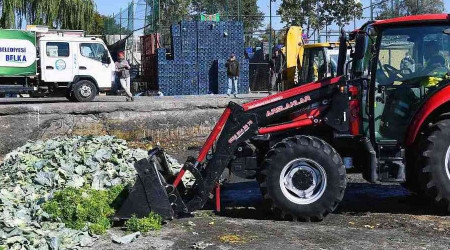 Atık yaş sebze ve meyveleri gübreye dönüştürülüyor
