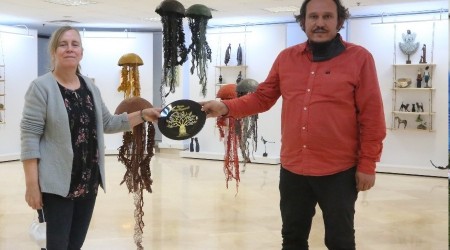 Atıklar sanat eseri oldu