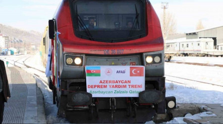 Azerbaycan'dan deprem bölgesine 510 ton yardım